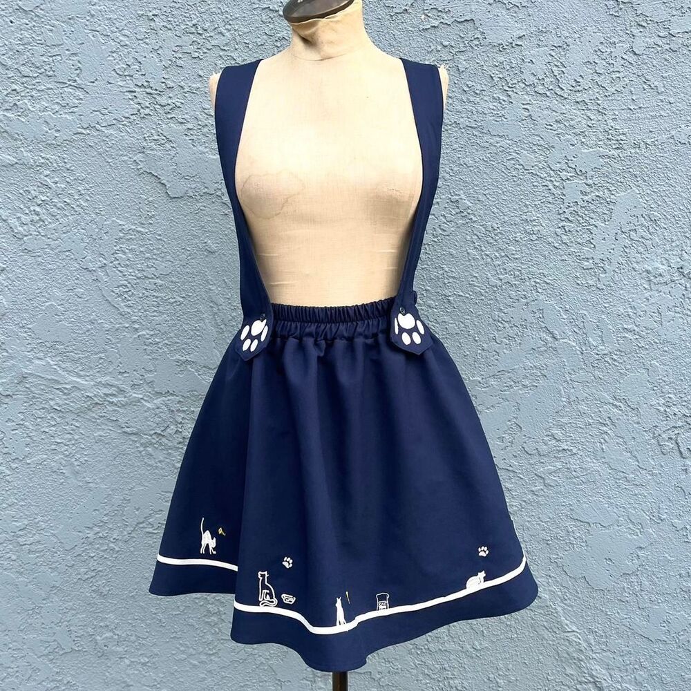 Cat Overall Dress Medium jumper